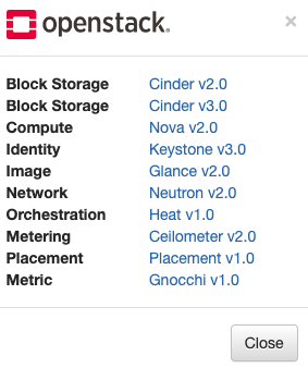 Openstack Versions