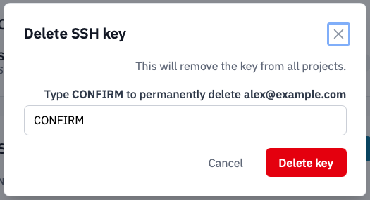 Delete-SSH-Key