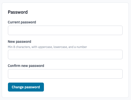 Reset your password.