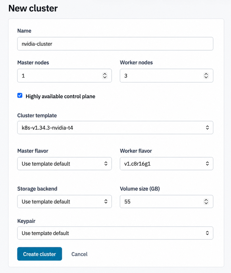Resize Cluster