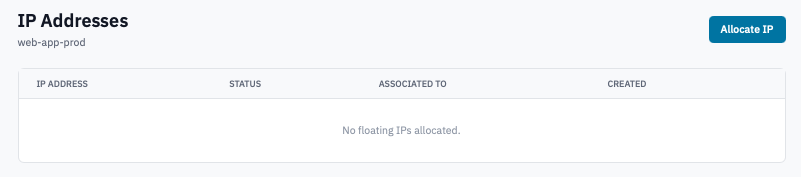 Allocate IP