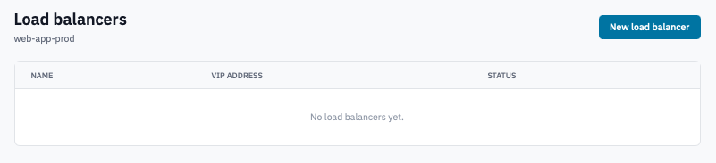 Create Loadbalnacer