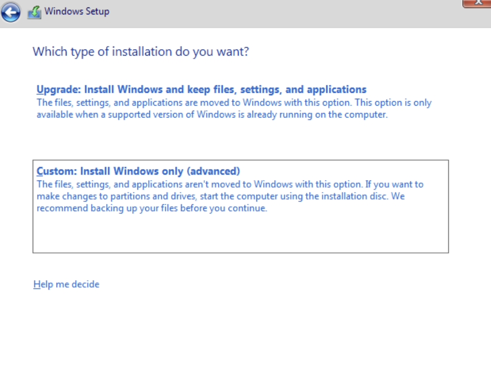 Windows Setup step4